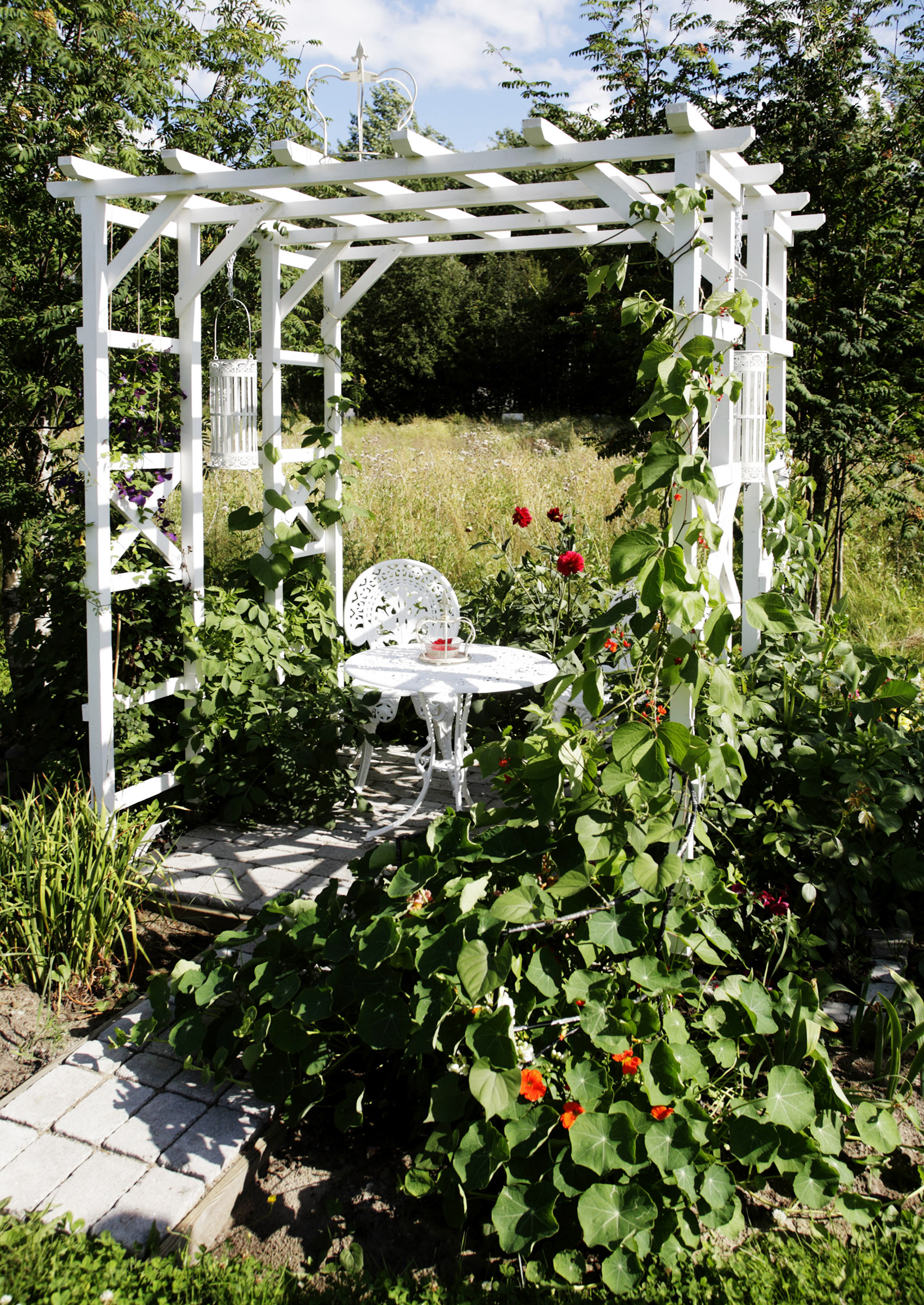 puutarha pergola puutarha pergola